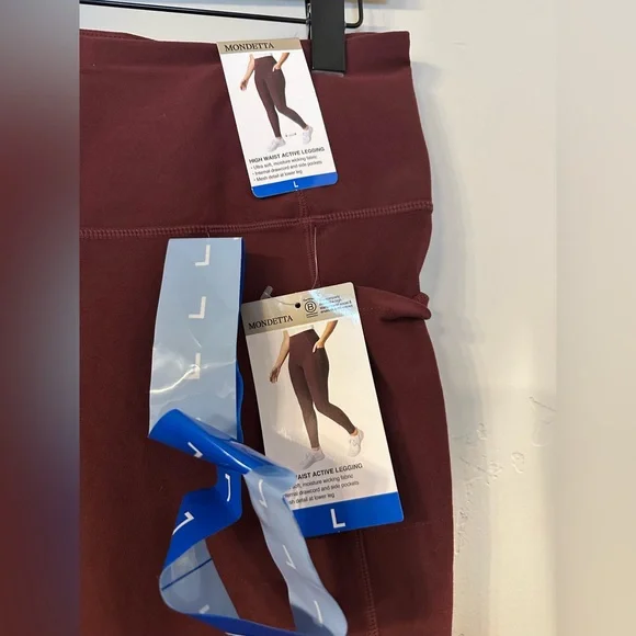 Mondetta Dark red leggings - Picture 2 of 5